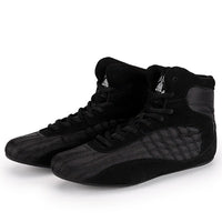 TaoBo Professional Weightlifting Shoes for Man and Women Squat Training Leather Anti Slip Resistant Weight lifting Shoes Size 36