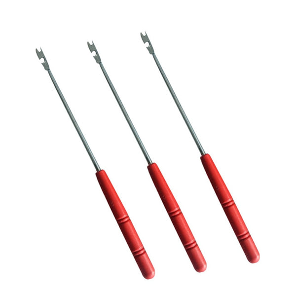 1 Uds gancho de pesca separador herramienta de eliminación de 15CM seguridad gancho extractor Remover portátil pesca X328