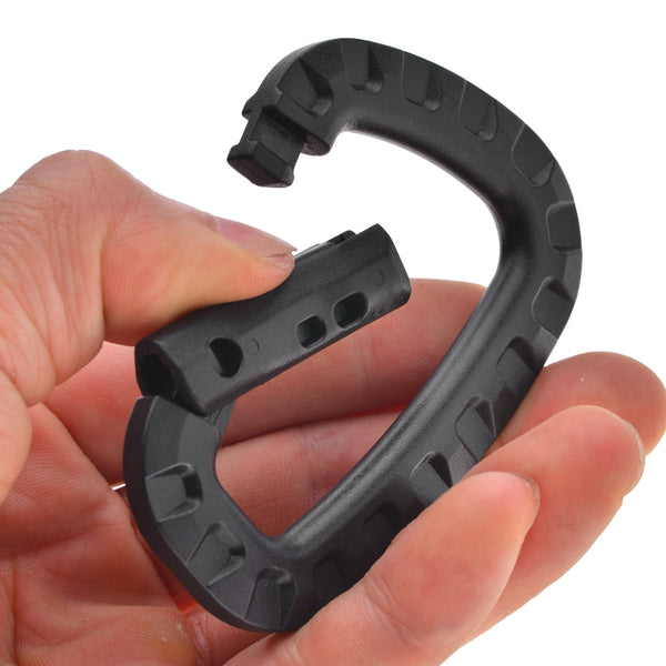 Karabiner Klettern Verschluss Clip Haken Rucksack Molle System D Schnalle Militär Outdoor Tasche Camping Klettern Zubehör